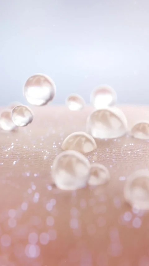 Essence drops penetrate skin, deep cell melanin disappears 스톡 동영상 344102977
