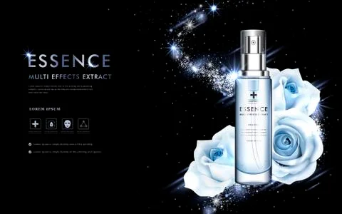 Essence multi effects extract Illustrazione stock