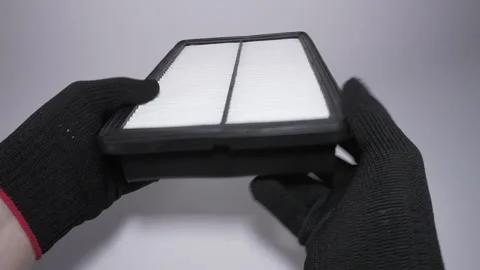 Essential Air Filter Replacement for Comprehensive Automotive Maintenance Stock Footage 303828394
