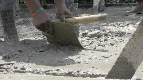 Essential Construction - Cement Mixing in Action Video stock 324029197