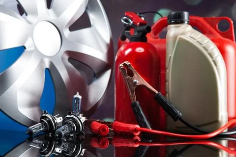 Essential elements in any car Foto stock