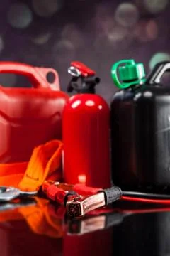 Essential elements in any car Foto stock