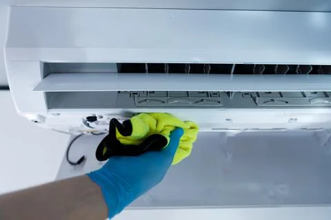 Essential Guide to Cleaning an Air Conditioner Unit Effectively and Maintaining Stock Photos