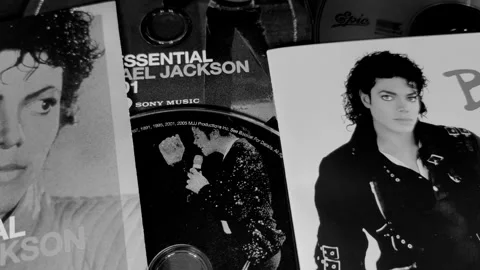 The Essential Michael Jackson and Bad by Michael Jackson Stock Footage 312276431