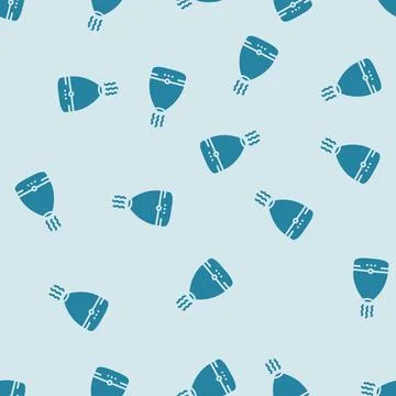 Essential oil diffuser bedroom interior glyph seamless pattern Illustrazione stock