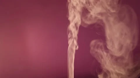 Essential oil smoke and  essential oil diffuser. Aroma oil diffuser Stock Footage 144246953