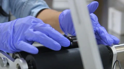 Essential Oils Bottle Label Stock Footage 199306669