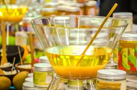Essential oils cup Stock Photos