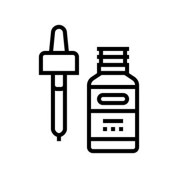 Essential phytotherapy line icon vector illustration Stock Illustration