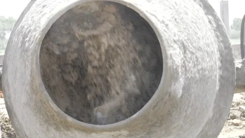 Essential Process in a Concrete Mixing Station Video stock 314468365