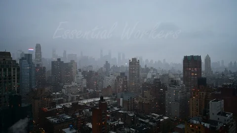 Essential Workers: Thank You! Stock Footage 127304785