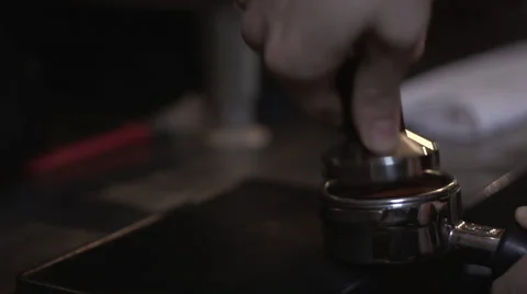 Esspresso Tamp Stock Footage 47786691
