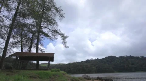 Establish Beautiful Lake 動画素材 47304947
