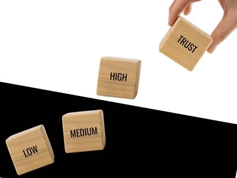 Establish a foundation of trust. Using the power of words, carefully select.. Stock Photos