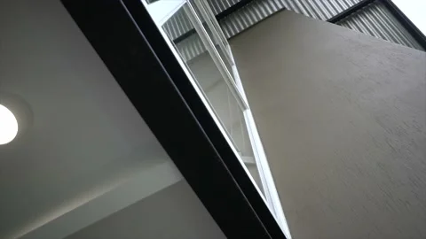 Established Shot of Unique Architecture Design Stock Footage 130619699