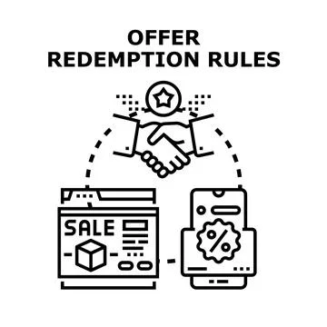 Establishing offer redemption rules for online discount sales Illustration