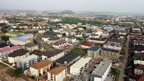 Establishing shot Abuja Stock Footage 240146097