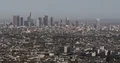 Establishing Shot of Aerial View Los Angeles City Skyline Downtown Skyscrapers 4k or 4k+ Resolution