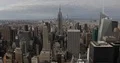 Establishing Shot Aerial View of New York City Skyline Corporate Skyscrapers Day 4k or 4k+ Resolution