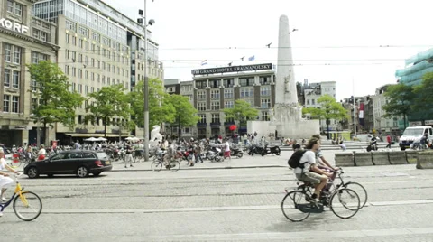 Establishing shot of Amsterdam 스톡 동영상 39943565