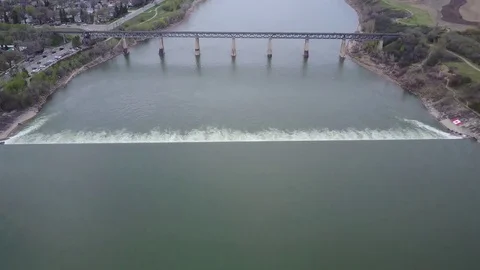 Establishing shot of bridge Stock Footage 77711248