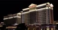 Establishing Shot Caesars Palace Hotel Casino Building Las Vegas Night Light USA 4k or 4k+ Resolution
