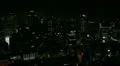 Establishing Shot Evening Night Light Osaka Japan City Aerial View Cars Traffic HD Footage