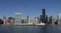 Establishing Shot Iconic New York City Manhattan Skyline Highway Freeway Cars US HD Footage