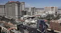 Establishing Shot Las Vegas Cityscape Aerial View Skyline Famous Landmark Hotels HD Footage