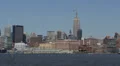 Establishing Shot New York City Helicopter Fly Over Midtown Manhattan Skyline NY HD Footage