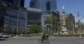 Establishing Shot of New York City Manhattan Columbus Circle Cars Traffic Nyc 4k or 4k+ Resolution