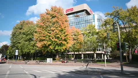 Establishing Shot of the Otto Group's Headquarters 스톡 동영상 219130129