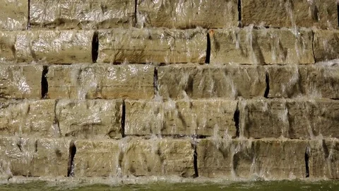 Establishing shot of a plain waterfall. Stock Footage