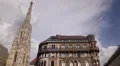 Establishing Shot Residential House Apartments Homes Vienna St Stephen Cathedral HD Footage