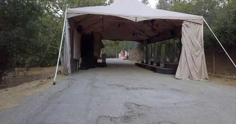 Establishing Shot of scary place. Stock Footage 80961683