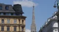 Establishing Shot Vienna Iconic Residential Apartment Building Stephen Cathedral HD Footage