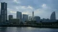 Establishing Shot Yokohama Skyline Dusk Light Sightseeing Spectacular Downtown HD Footage