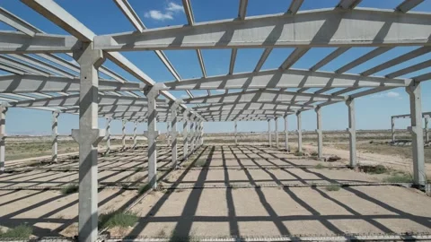 Establishment of an industrial site Stock Footage 212051187