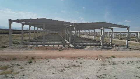 Establishment of an industrial site Stock Footage 212051868