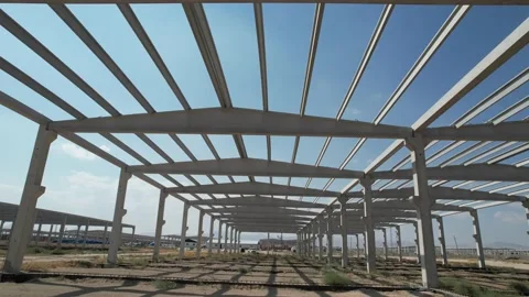 The establishment of the prefabricated factory Stock Footage 205041760
