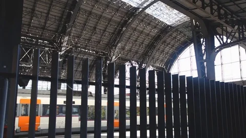 Estacio de Franca Train Stock Footage 120417858