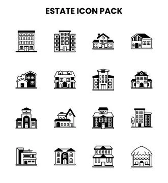 Estate DuoTone Bundle Icons Pack Illustrazione stock