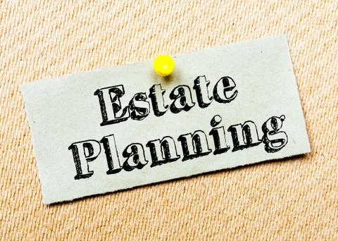 Estate Planning Message Stock Photos