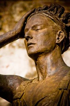 Estatua de mujer - womanly statue Stock Photos