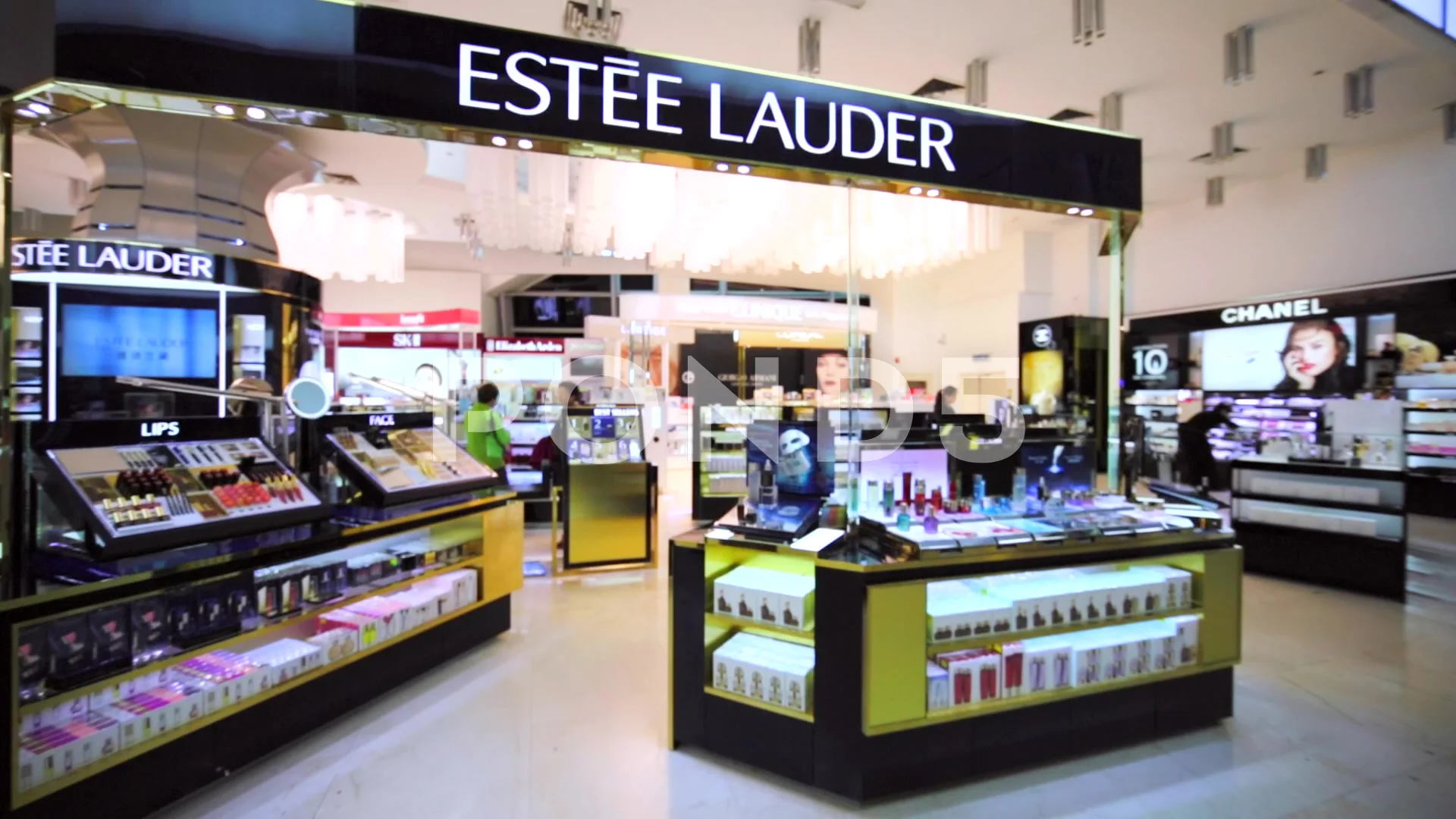 Estee Lauder Store In Duty Free Zone In Stock Video Pond5