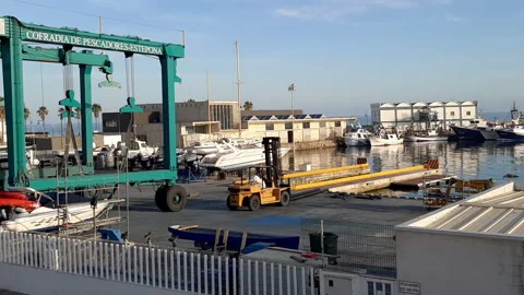 Estepona port 動画素材 163725722