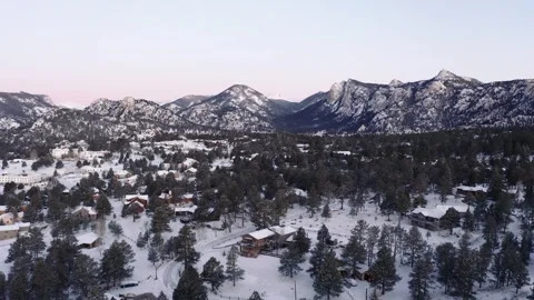 Estes Park Mountains Stock Footage 249221844