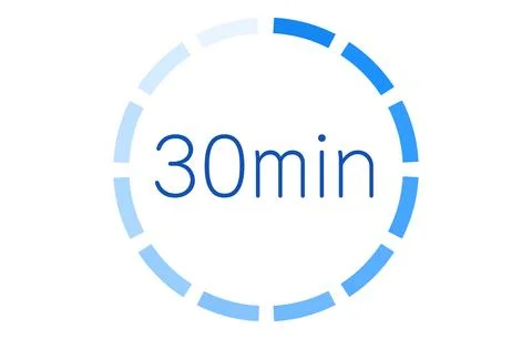 Estimated time required icon vector illustration Stock Illustration