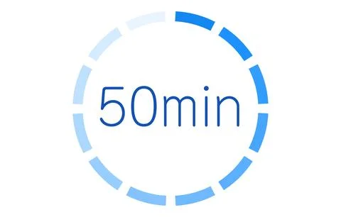 Estimated time required icon vector illustration Stock Illustration