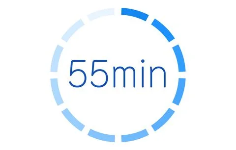 Estimated time required icon vector illustration Illustrazione stock